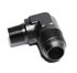 (one) 90 Degree AN10 10AN Male to 3/8NPT Male Fuel Oil Gas Line Fitting Adapter