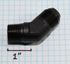 (one) 45 Degree AN10 10AN Male to 1/2NPT Male Fuel Oil Gas Line Fitting Adapter