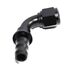 (one)90 Degree AN10 10AN AN-10 Push On/ Push Lock Hose End Fitting Adapter Black