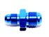 4AN AN-4 TO 6AN AN-6 Male Thread Straight Aluminum Anodized Fitting Adapter BLUE