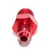 RED AN4 4AN TO AN6 6AN  Male Thread Straight Aluminum Anodized Fitting Adapter