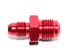 RED AN4 4AN TO AN6 6AN  Male Thread Straight Aluminum Anodized Fitting Adapter