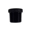 One (1) Black Aluminum Oil Filter with 1/2-28 to 3/4NPT Round Threading