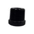 One (1) Black Aluminum Oil Filter with 1/2-28 to 3/4NPT Round Threading