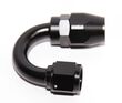 New AN-8 AN8 180 Degree Swivel Fuel Oil Gas Line Hose End Fitting Adapter Black