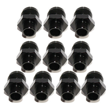 10Pcs -12AN Male to M20x1.5Metric Male/Female Hose End Fitting Adapter Black New