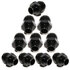 10Pcs -12AN Male to M20x1.5Metric Male/Female Hose End Fitting Adapter Black New