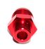 1x 10AN Male to M18x1.5Metric Male Thread Aluminum Hose End Fitting Adapter Red