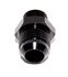 1x10AN Male to M18x1.5Metric Male Thread Aluminum Hose End Fitting Adapter Black