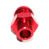 AN8 M16*1.5 Oil/Fuel Line Hose End Male/Female Union RED Fitting Adapter