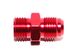 6AN AN-6 TO M14X1.5 NPT Male Thread Aluminum Anodized Fitting Adapter RED