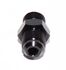 6AN AN-6 TO M14X1.5 NPT Male Thread Aluminum Anodized Fitting Adapter BLACK