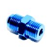 6AN AN-6 TO M14X1.5 NPT Male Thread Aluminum Anodized Fitting Adapter BLUE