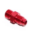 4AN AN-4 TO M12X1.5 NPT Male Thread Aluminum Anodized Fitting Adapter RED