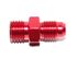 4AN AN-4 TO M12X1.5 NPT Male Thread Aluminum Anodized Fitting Adapter RED