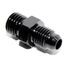 -4AN Male to M12x1.5Metric Male Thread Aluminum Anodized Fitting Adapter Black