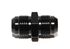 Black -10AN Male to -10AN Male Thread Straight Aluminum Anodized Fitting Adapter