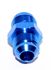 -8AN Male to -8AN Male Thread Flare Aluminum Hose End Fitting Adapter Blue New