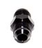 -8AN Male to -8AN Male Thread Straight  Hose End Fitting Adapter Black 0 Degree