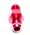 -4AN Male to -4AN Male 0 Degree Straight Aluminum Anodized Fitting Adapter Red