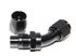 BLACK -12AN AN12 45 Degree Swivel Oil/Fuel/Gas Line Hose End Fitting Adapter