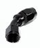 45 Degree Black -10AN AN10 Swivel Oil/Fuel/Gas Line Hose End Fitting Adapter