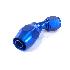 45 Degree -8AN Female Swivel Oil/Fuel/Gas Line Hose End Fitting Adapter Blue