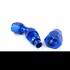 45 Degree -8AN Female Swivel Oil/Fuel/Gas Line Hose End Fitting Adapter Blue