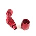 -8AN AN8 45 Degree Swivel Oil/Fuel/Gas Line Hose End Fitting Adapter Red