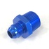 -8AN Male to 3/4NPT Male Thread Aluminum Anodized Hose End Fitting Adapter Blue