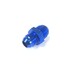 -8AN Male to -10AN Male Thread Straight Hose End Fitting Adapter Blue