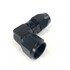 (one) 12AN AN12 Union Elbow Fitting Black 90