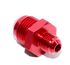 AN6 6AN TO AN10 Male Thread Straight Aluminum Anodized Fitting Adapter Red