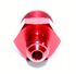 AN6 6AN TO AN10 Male Thread Straight Aluminum Anodized Fitting Adapter Red