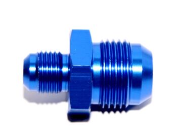 AN6 6AN TO AN10 Male Thread Straight Aluminum Anodized Fitting Adapter Blue