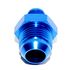 AN6 6AN TO AN10 Male Thread Straight Aluminum Anodized Fitting Adapter Blue