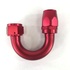 (one)16AN-AN16 180Degree Swivel Oil/Fuel/Gas Line Hose End Fitting Adapter Red