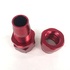 (One) 16AN AN16 Straight Swivel Oil/Fuel/Gas Line Hose End Fitting Adapter Red