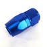 (One) 16AN AN16 Straight Swivel Oil/Fuel/Gas Line Hose End Fitting Adapter Blue