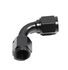 (one) AN6 Female to 6AN AN-6 Female 90 Degree Flare Swivel Fitting Adapter Black