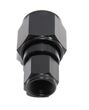 (one)AN6 Female to 10AN AN-10 Female Straight Flare Swivel Fitting Adapter Black