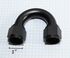 (one) AN12 12AN AN-12 Female to Female 180 Degree U Shape Swivel Fitting Adapter