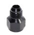 (one) Black AN10 Female to 8AN AN-8 Male Straight Flare Swivel Fitting Adapter