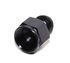 (one) Black AN10 Female to 8AN AN-8 Male Straight Flare Swivel Fitting Adapter