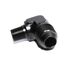 (one) AN8 8AN Male to 1/4NPT Male 90 Degree Fuel Oil Gas Line Fitting Adapter