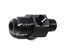 (one)6AN to Male 1/8NPT Straight Fitting Adapter+1/8NPT Pressure/Temp Port Black