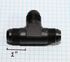 (one) AN10 10-AN Male to 2x AN10 10-AN Male 3-Way Tee T-Piece Fitting Adapter