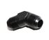 (one) Black AN10 Male to 10AN AN-10 Male 45 Degree Flare Swivel Fitting Adapter