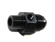 (one) AN10 Male to 3/8NPT Male Straight Flare Fitting w/ 1/8NPT Gauge Port