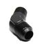 (one) 45 Degree AN10 10AN Male to 1/2NPT Male Fuel Oil Gas Line Fitting Adapter